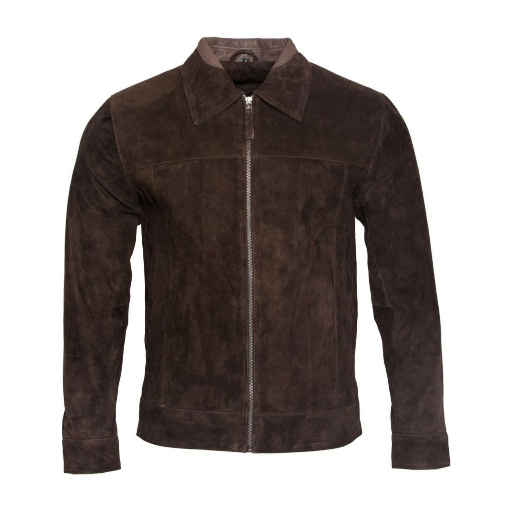 Men's Brown Suede Jacket - Lance | Free UK Delivery
