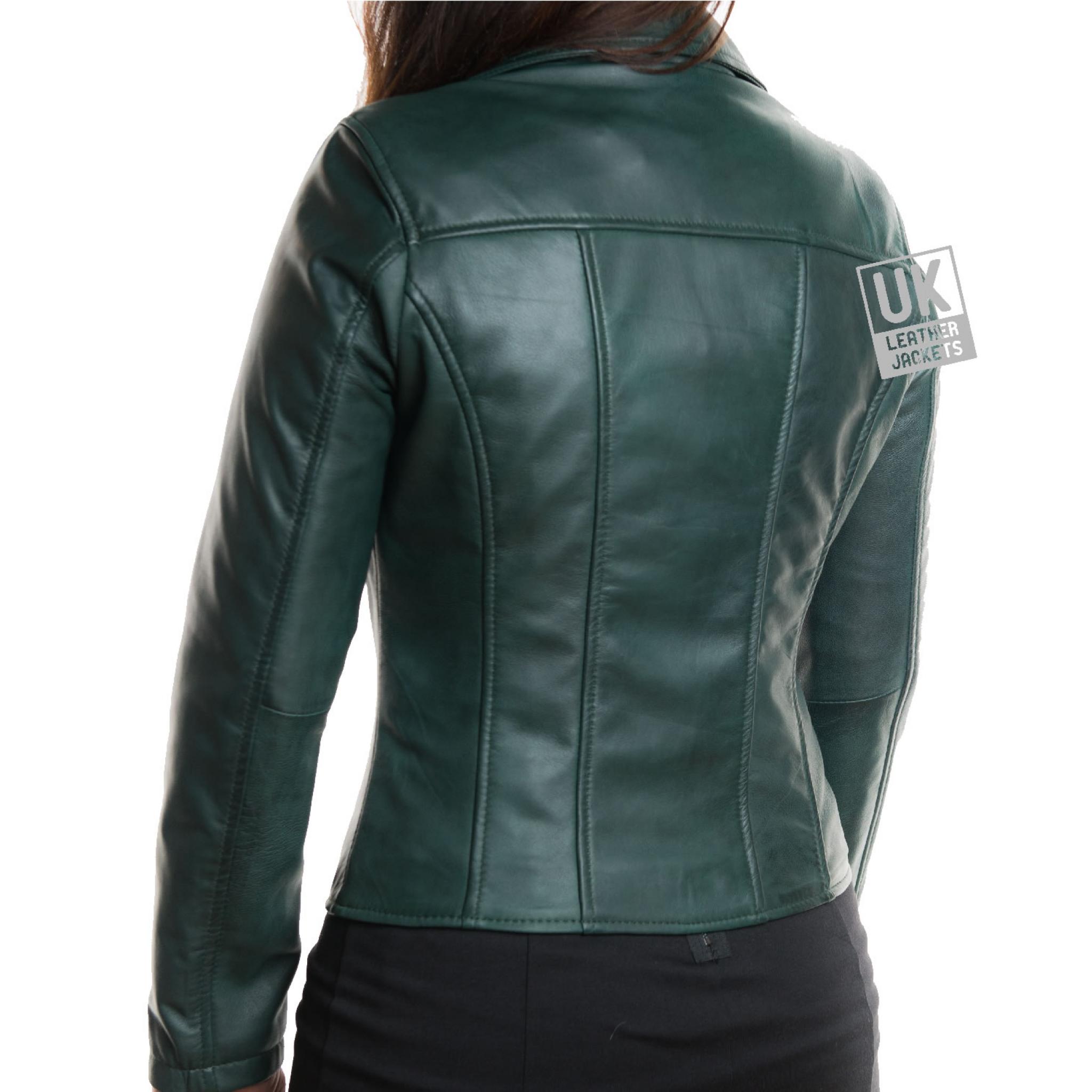next green leather jacket