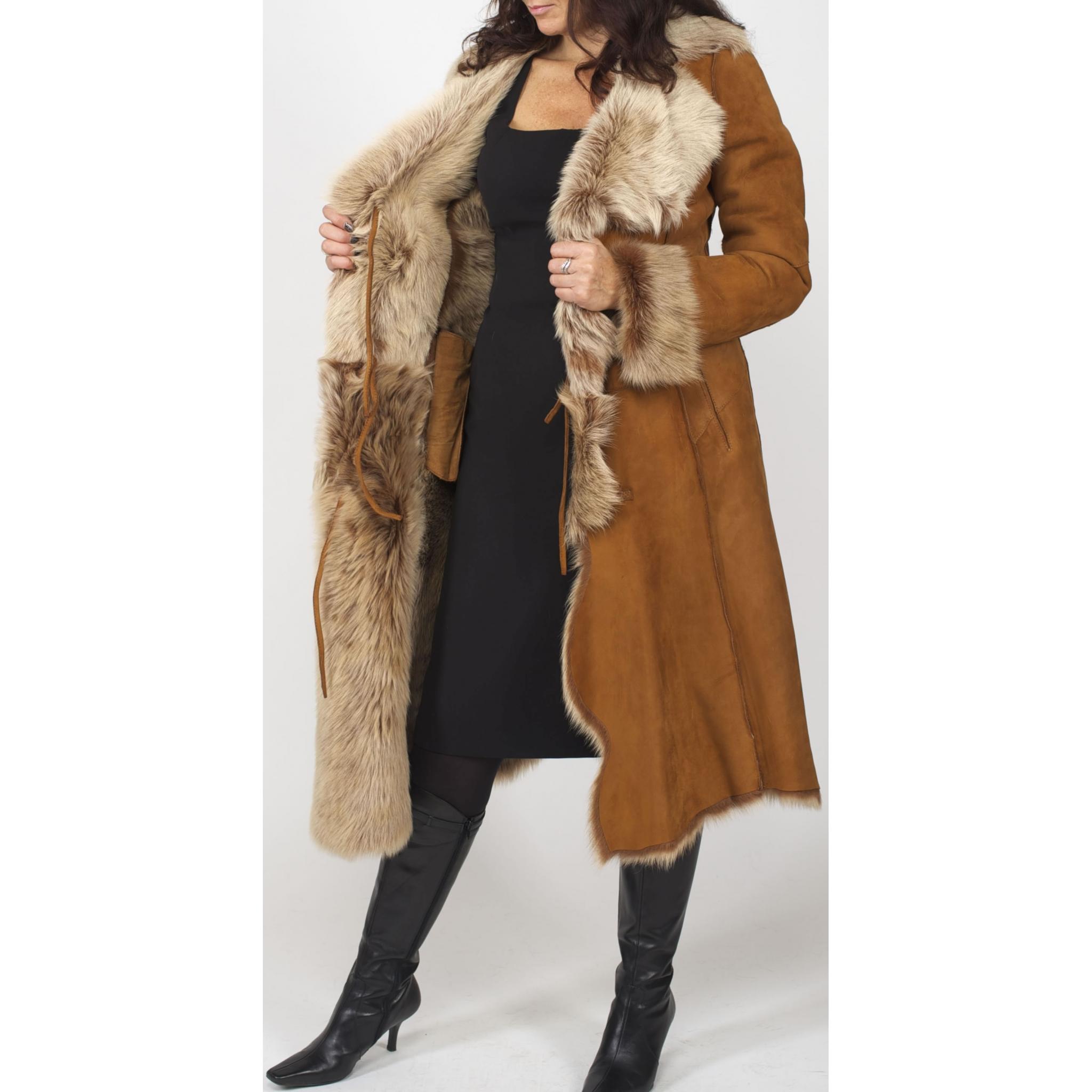 full length lambskin coat