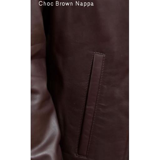 Choc Brown Soft Nappa Leather