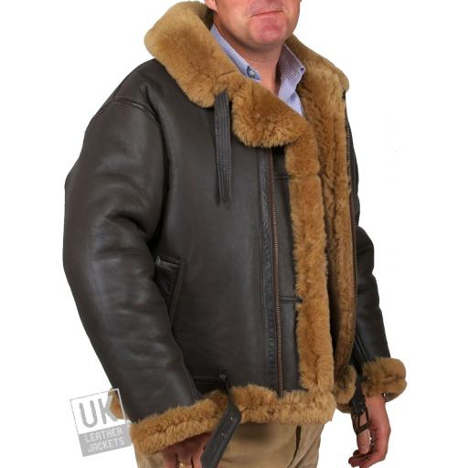 Sheepskin Shearling Jackets with Fox Fur | Shearling Coat Jacket