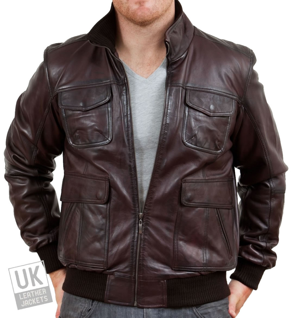 used leather bomber jackets for sale