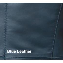 Blue Leather Swatch
