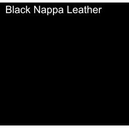 Black Nappa Leather Swatch